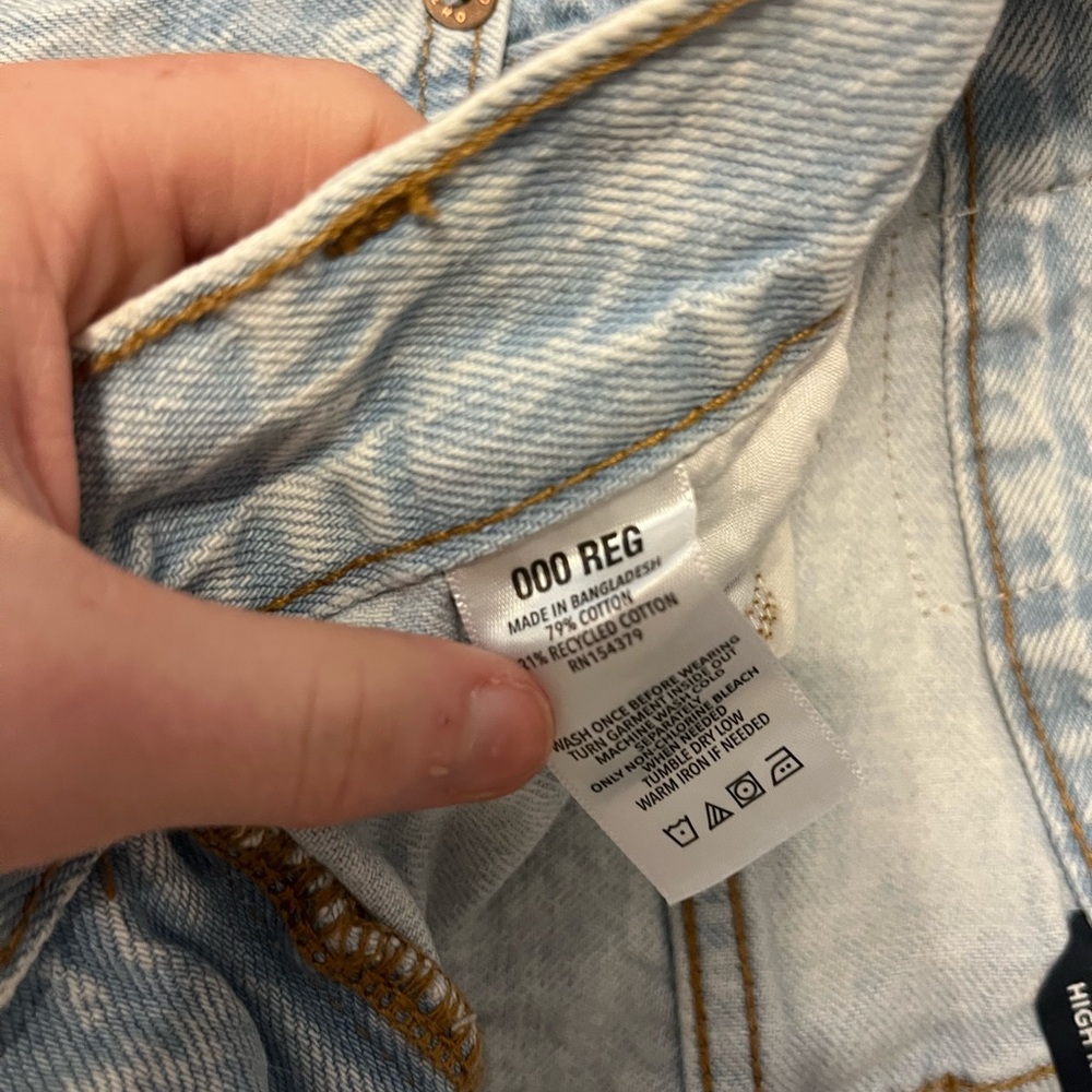 Aeropostale Light Blue High Rise Baggy Jeans size 000